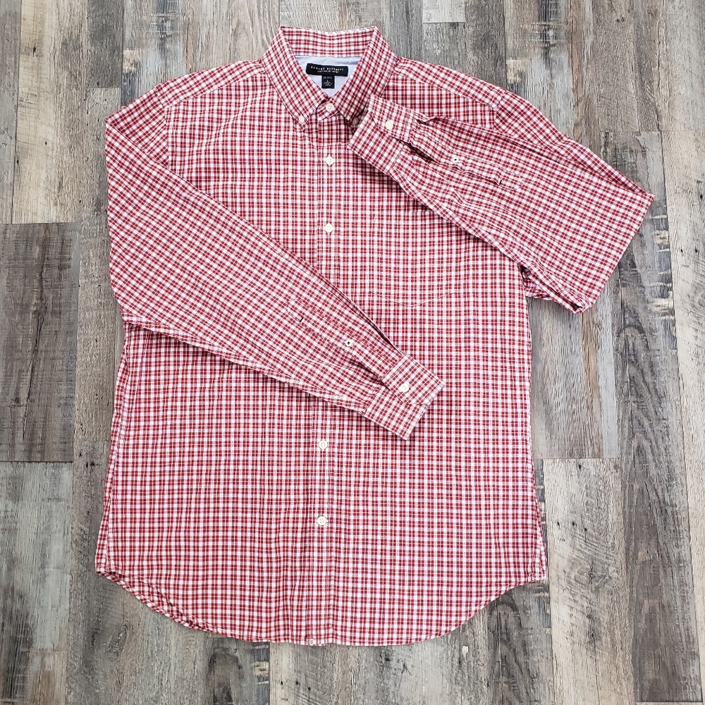 BANANA REPUBLIC DRESS SHIRT | NWOT | LARGE | PLAID